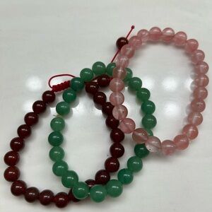 Elegant Multicolor Beaded Bracelet Set
